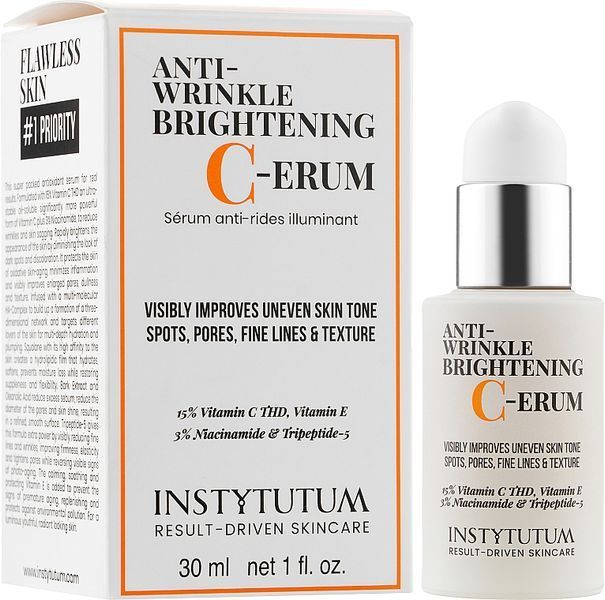 Фото Сироватка з вітаміном С Instytutum Anti-Wrinkle Brightening C-Erum