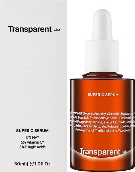Фото Сироватка для обличчя з вітаміном С Transparent Lab Super C Serum