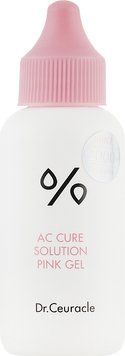 Фото Себорегулювальний очищувальний гель для вмивання Dr.Ceuracle Ac Care Solution Pink Gel