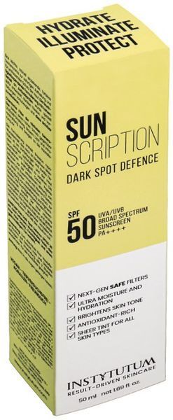 Фото Сонцезахисний крем з освітлювальним ефектом Instytutum Sunscription Dark Spot Defence SPF 50