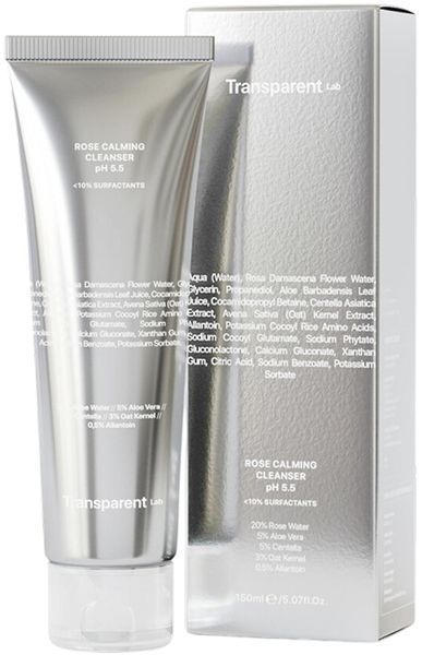 Фото Ніжний гель для очищення обличчя Transparent Lab Rose Calming Cleanser pH 5.5