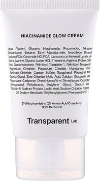 Фото Крем для обличчя з ніацинамідом Transparent Lab Niacinamide Glow Cream