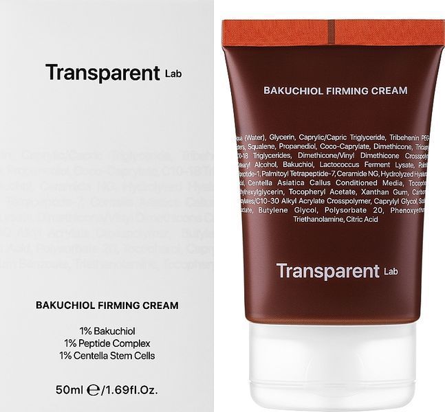 Фото Зміцнювальний крем для обличчя з бакучіолом Transparent Lab Bakuchiol Firming Cream