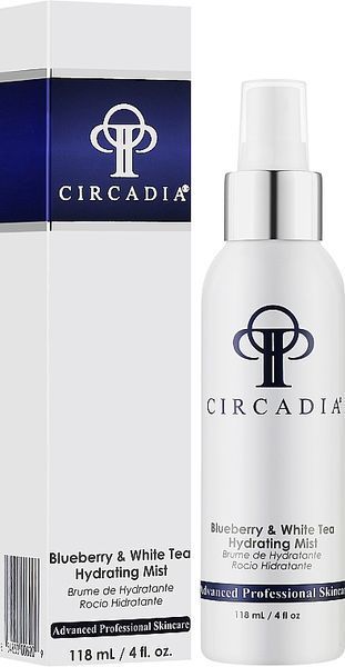 Фото Зволожувальний міст для обличчя "Чорниця та білий чай" Circadia Blueberry & White Tea Hydrating Mist