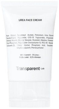 Фото Ультразволожуючий та відновлюючий крем з сечовиною Transparent Lab Urea Face Cream