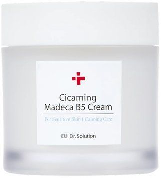 Фото Заспокійливий крем з центеллою і пантенолом CU Skin Dr.Solution Cicaming B5 Madeca Cream