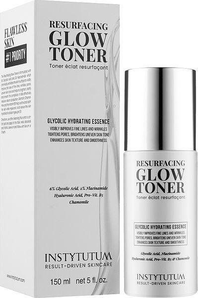 Фото Тонер з гліколевою кислотою Instytutum Resurfacing Glow Toner